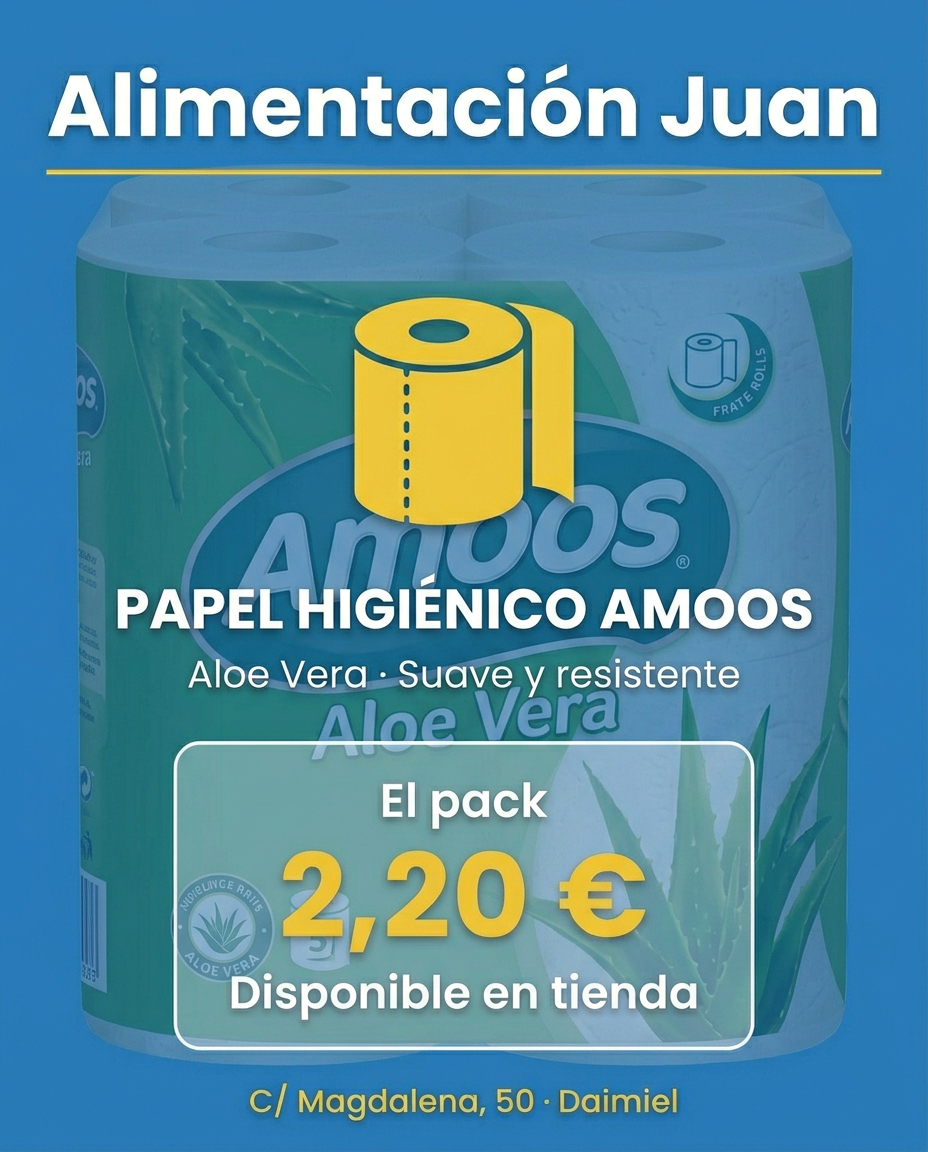 Papel higiénico Amoos Alimentación Juan Daimiel